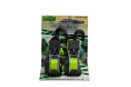 Lock & Load Retractable Ratchet Straps
