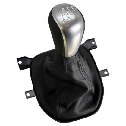 Satin Gear Shifter Knob and Boot for Holden VE Commodore Manual V8